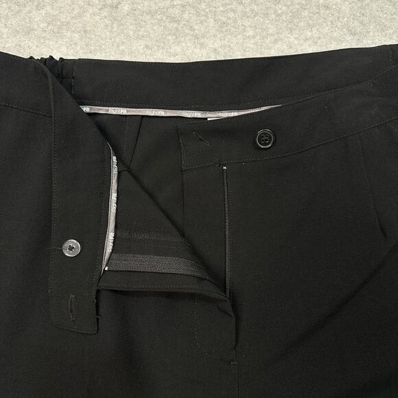 Maggie Barnes For Catherines Dress Pants SZ 18W  Right Fit Black Curvy High Rise - Picture 3 of 12